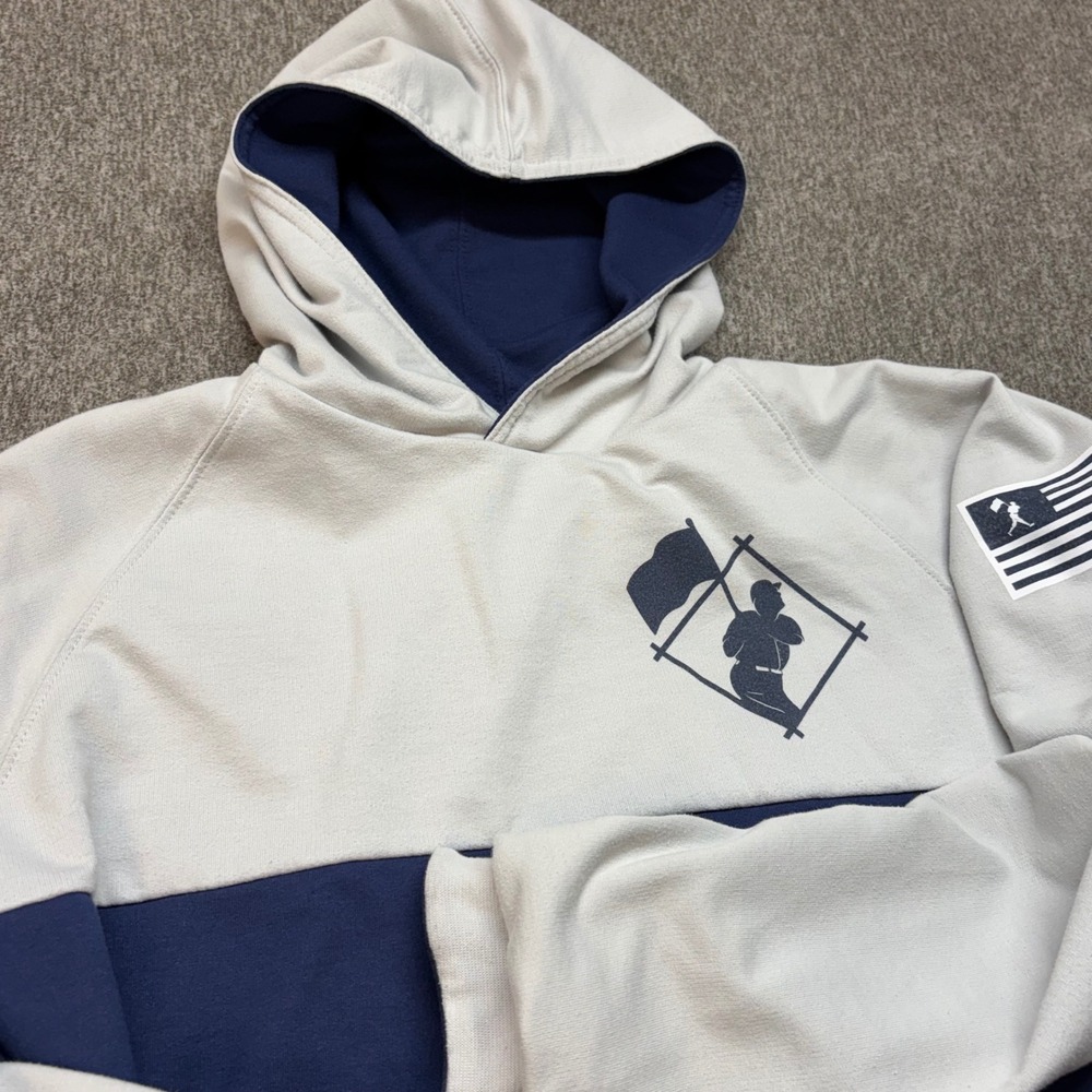 Baseballism Classic Double Play Reversible Hoodie Men's Small